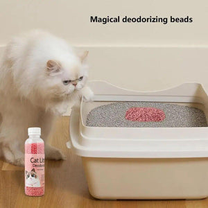 High Adsorption Cat Litter Deodorant Beads 250ml Long Lasting Odor Eliminator