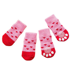 Dog Socks Non-Slip Grip Slip Anti-Skid S M L - Puppy Cat Pet Shoes Slippers