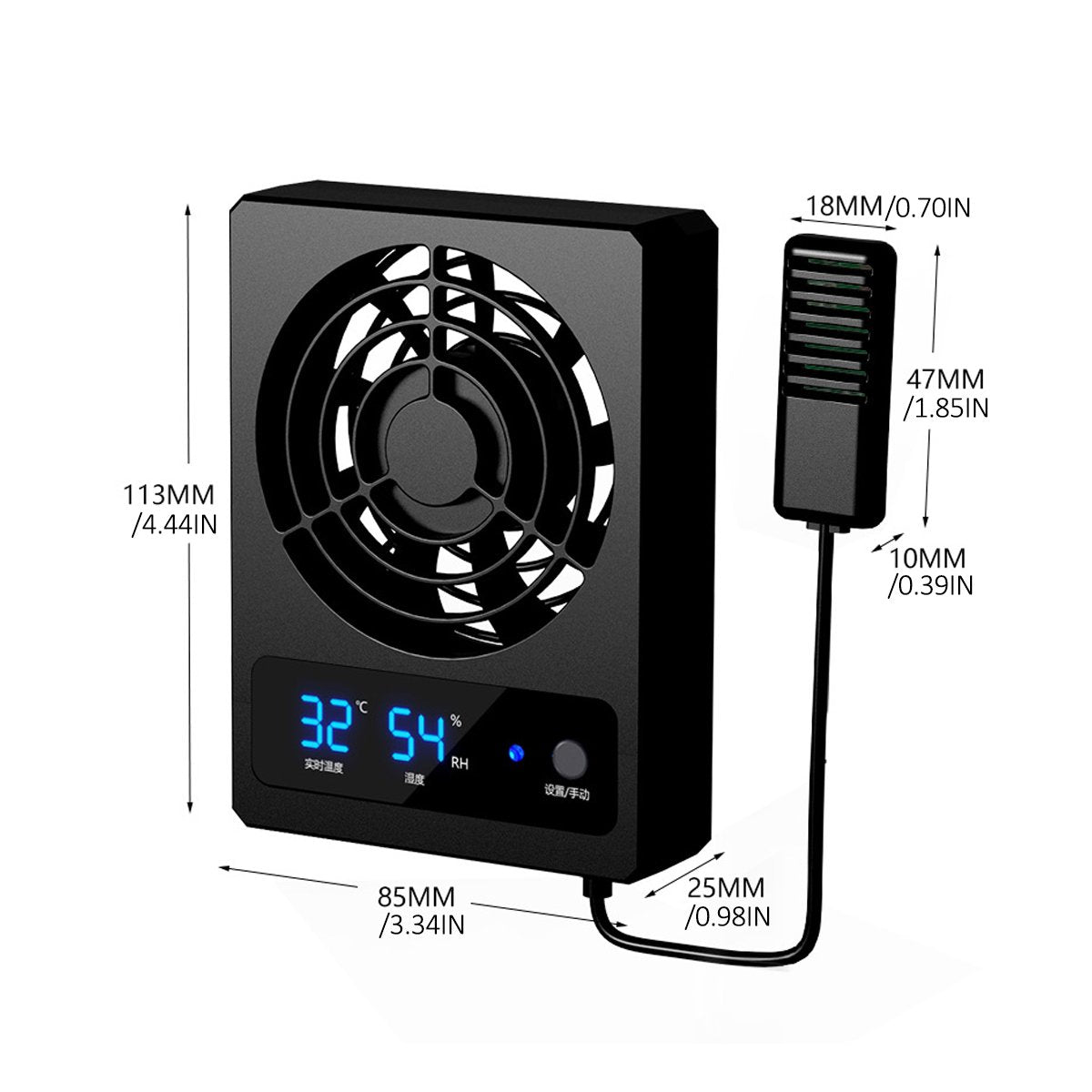 Intelligent Aquarium Fan for Temperature Control