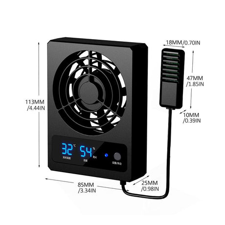 Intelligent Aquarium Fan for Temperature Control