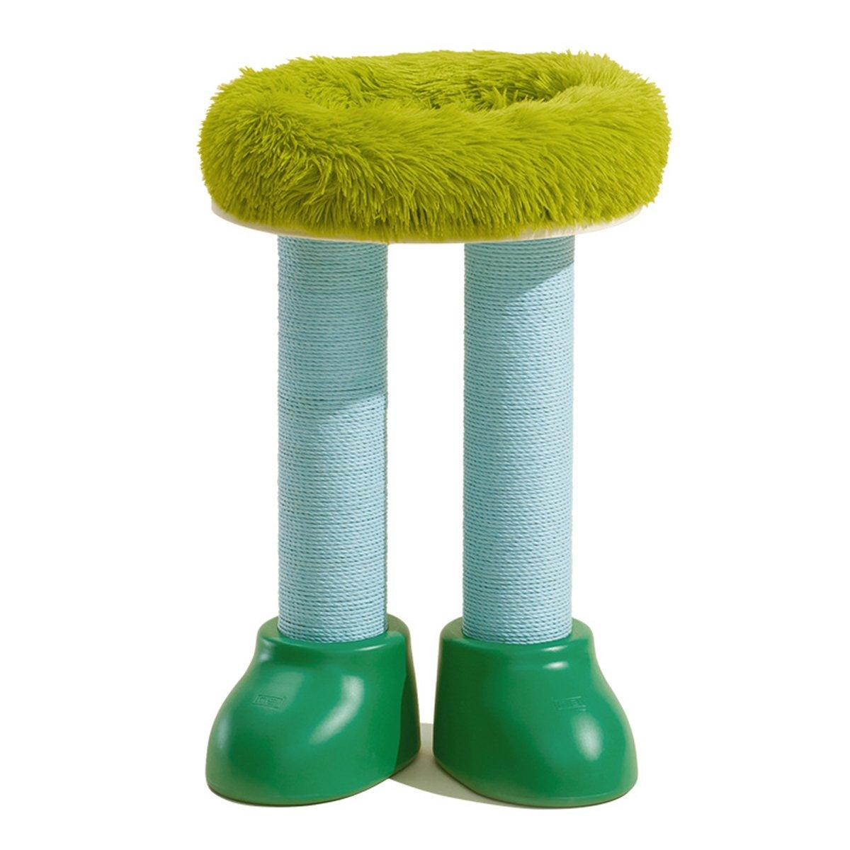 Makesure Boot-Shaped Cat Scratcher Multi-Functional Cat Bed & Side Table