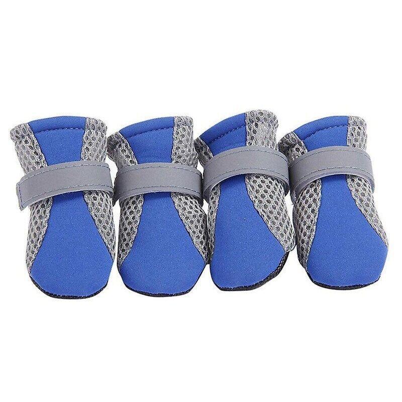 4PCS Anti Slip Waterproof Protective Dog Shoes Rain Boots Pet Socks Booties