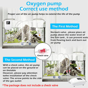 USB Portable Air Pump Long-Endurance Aquarium Air Pump