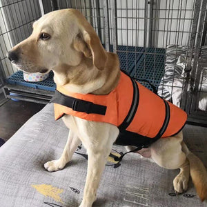 Dog Life Jacket Pet Safety Vest Swimming Boating Float Aid Buoyancy Lifesaver