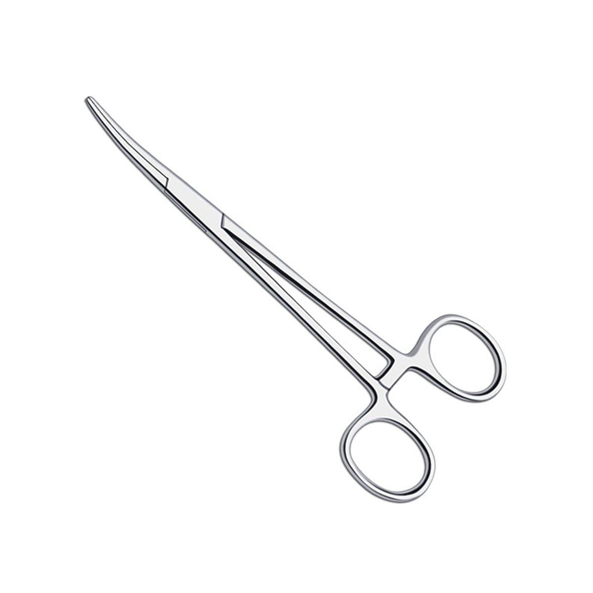 Curved Locking Pet Grooming Hemostat Tweezer