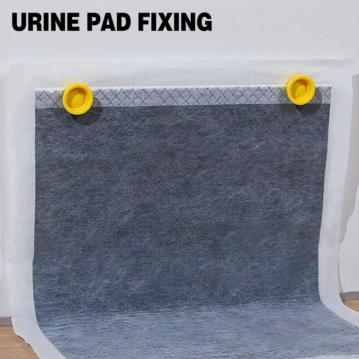 2pcs Dog Pee Pad Holder Wall-Mounted Pet Urine Pad Grip with Strong Adhesive Magnets