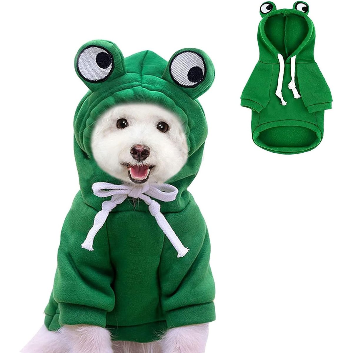 Adorable Cartoon Frog Hooded Vest