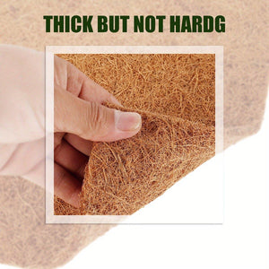 10pcs Chicken Nest Box Liners Coconut Fibre 11.8x11.8 Inches