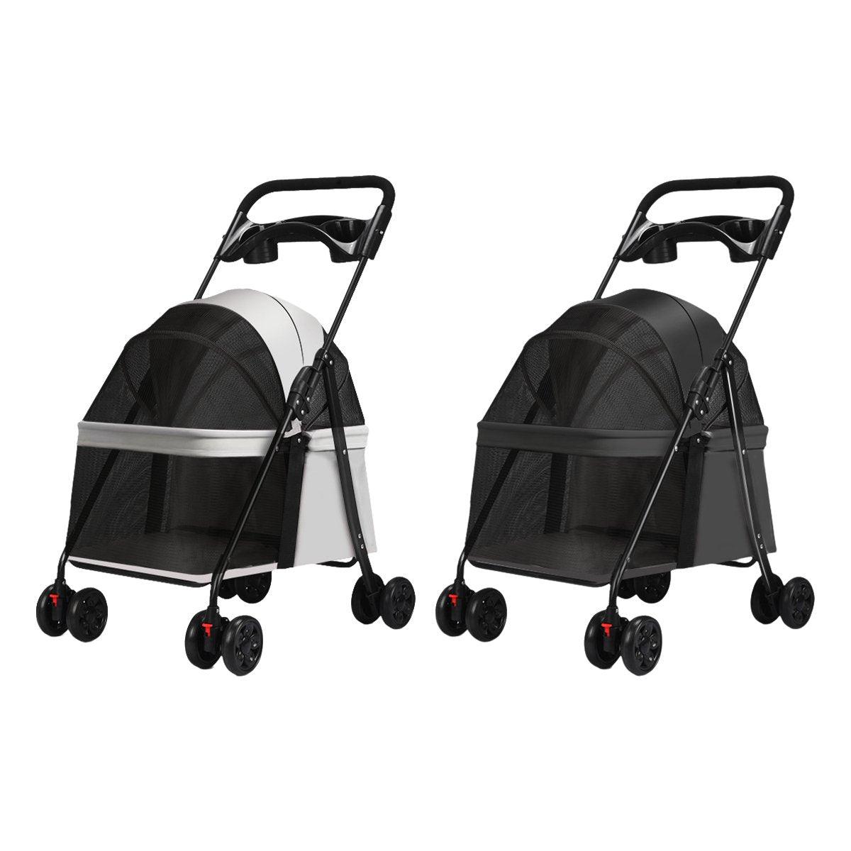 Compact Folding Pet Stroller Lightweight & Breathable