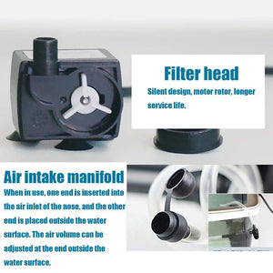 4 in 1 Internal Fish Tank Power Filter Pump 3 Choices