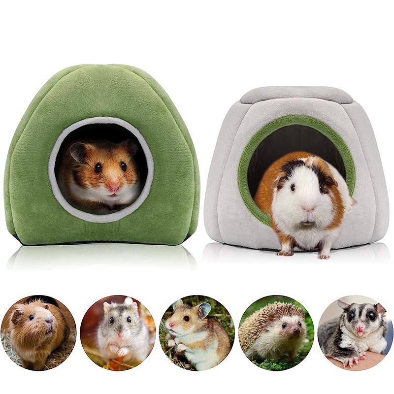 Soft Small Animal Guinea Pig Cozy Warm Pet Tent Hamster House Hideout Cave Bed