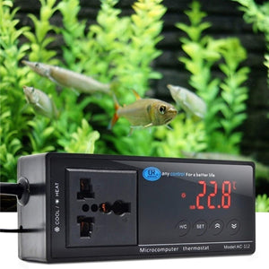 Aquarium Reptile Pet Thermostat Electronic Temperature Controller Power Strip