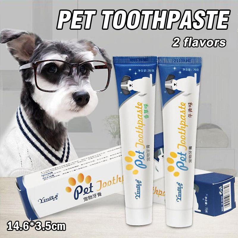 Pet Dog Cat Toothpaste Teeth Cleaning Vanilla