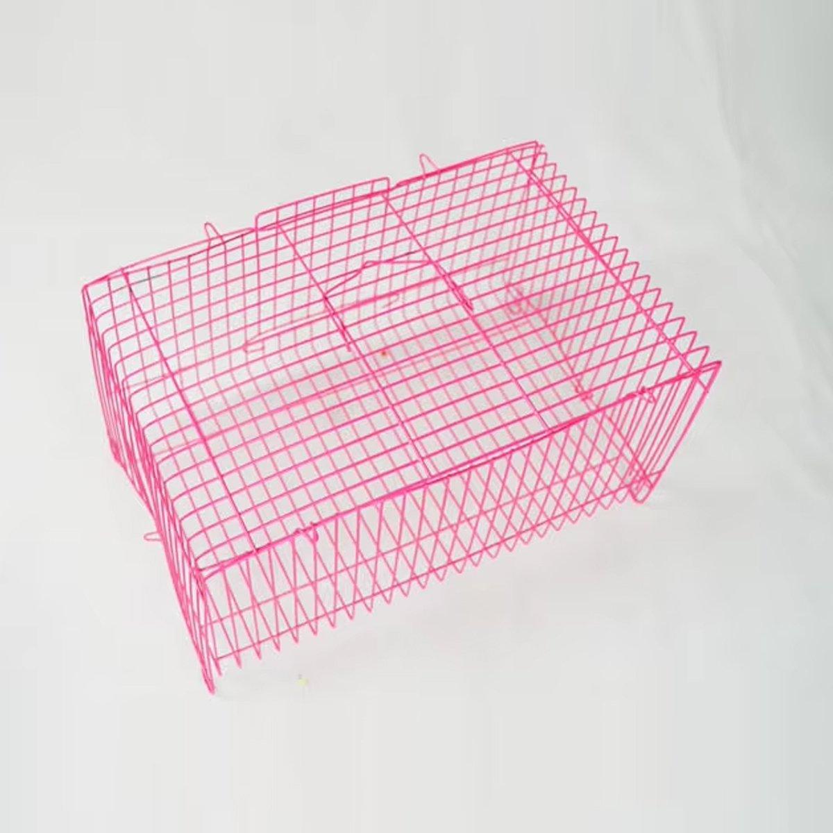 Wire Frame Small Pet Transport Cages Set Durable and Foldable 10 Pack