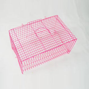 Wire Frame Small Pet Transport Cages Set Durable and Foldable 10 Pack