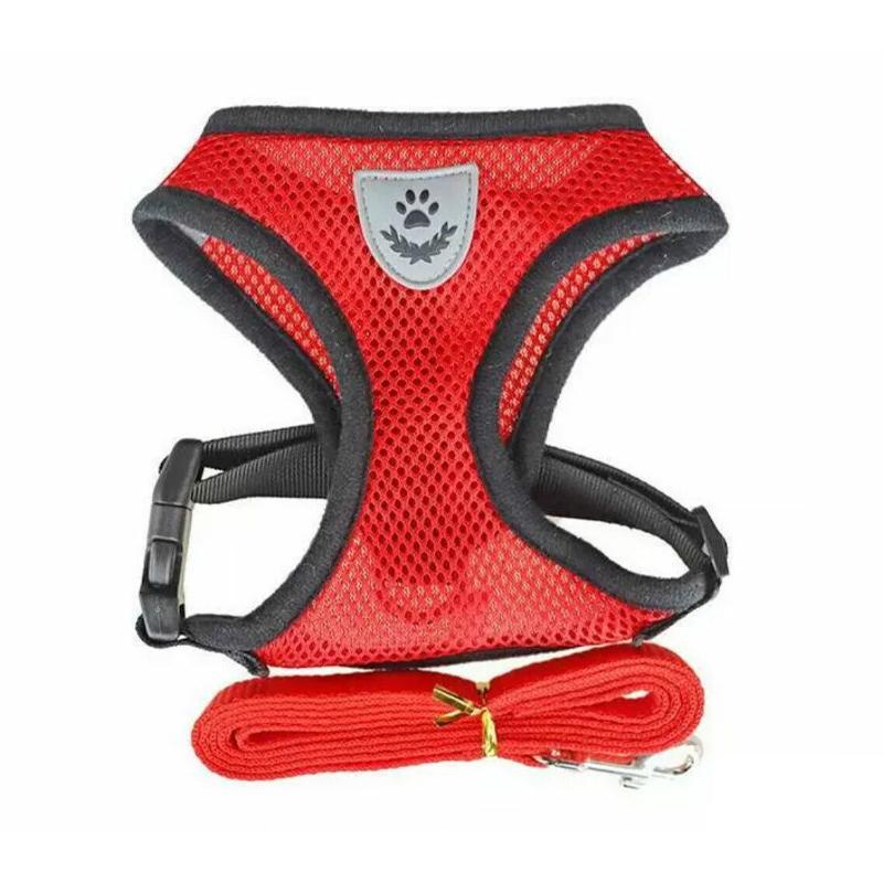 Adjustable Breathable Mesh Cat Harness Vest