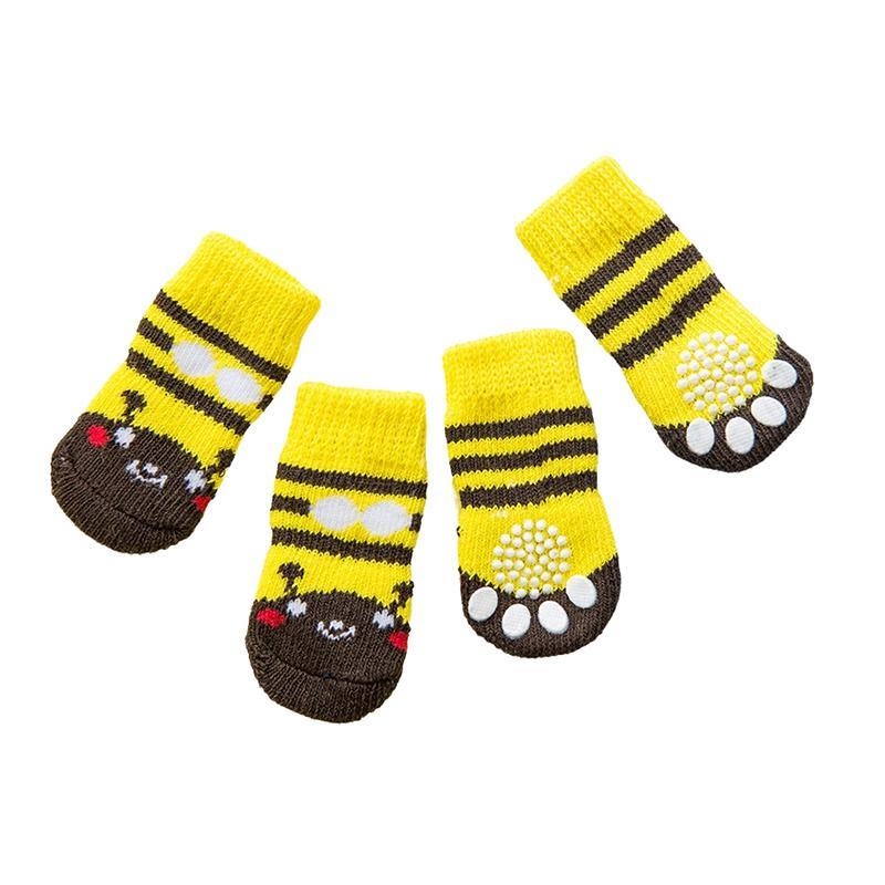 Dog Socks Non-Slip Grip Slip Anti-Skid S M L - Puppy Cat Pet Shoes Slippers