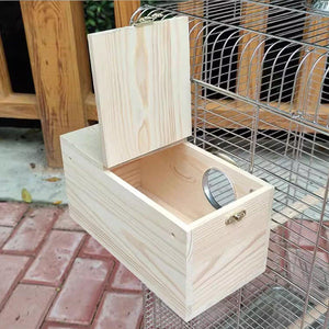 Wooden Bird Breeding Nest Box Bird House