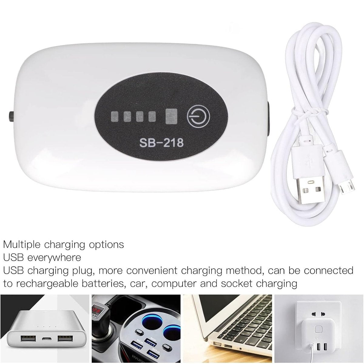 USB Portable Air Pump Long-Endurance Aquarium Air Pump