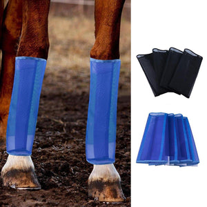 4PCS Horse Leg Guards Mosquito Proof Breathable UV Protection