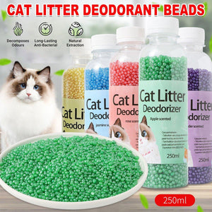 High Adsorption Cat Litter Deodorant Beads 250ml Long Lasting Odor Eliminator