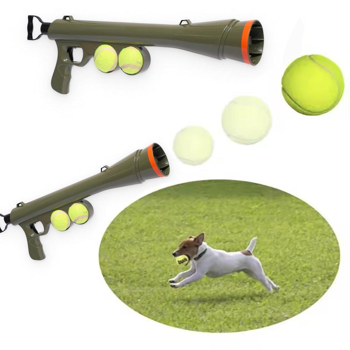 Interactive Pet Tennis Ball Launcher Toy