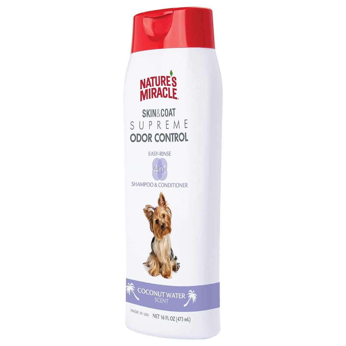 Nature’s Miracle Dog Shampoo and Conditioner for Healthy Skin & Coat Care 473ml