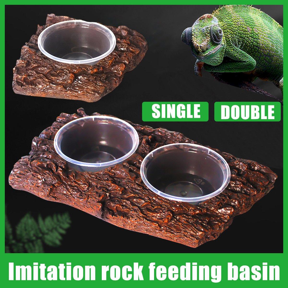 Imitation Rock Aquarium Feeder