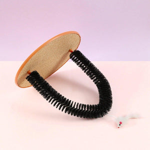 Arch Cat Scrub Brush Pet Grooming Toy Self Groomer Tickle Device for Cats