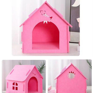 Cat Nest Eco-friendly Universal Removable Semi-enclosed Felt Cat House