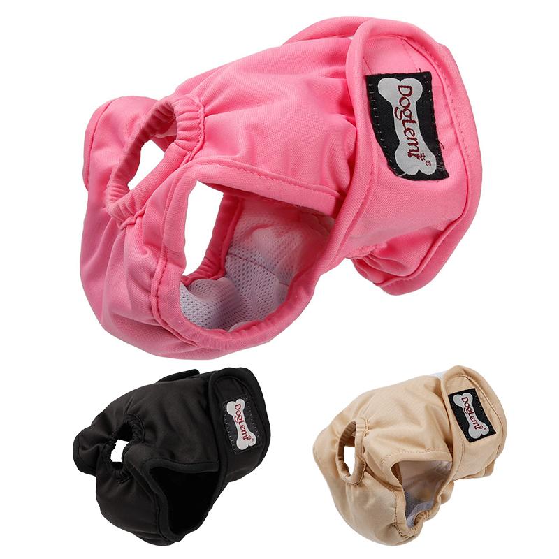 Female Dog Puppy Nappy Diapers Wrap Band Sanitary Pants Underpants XS-XL