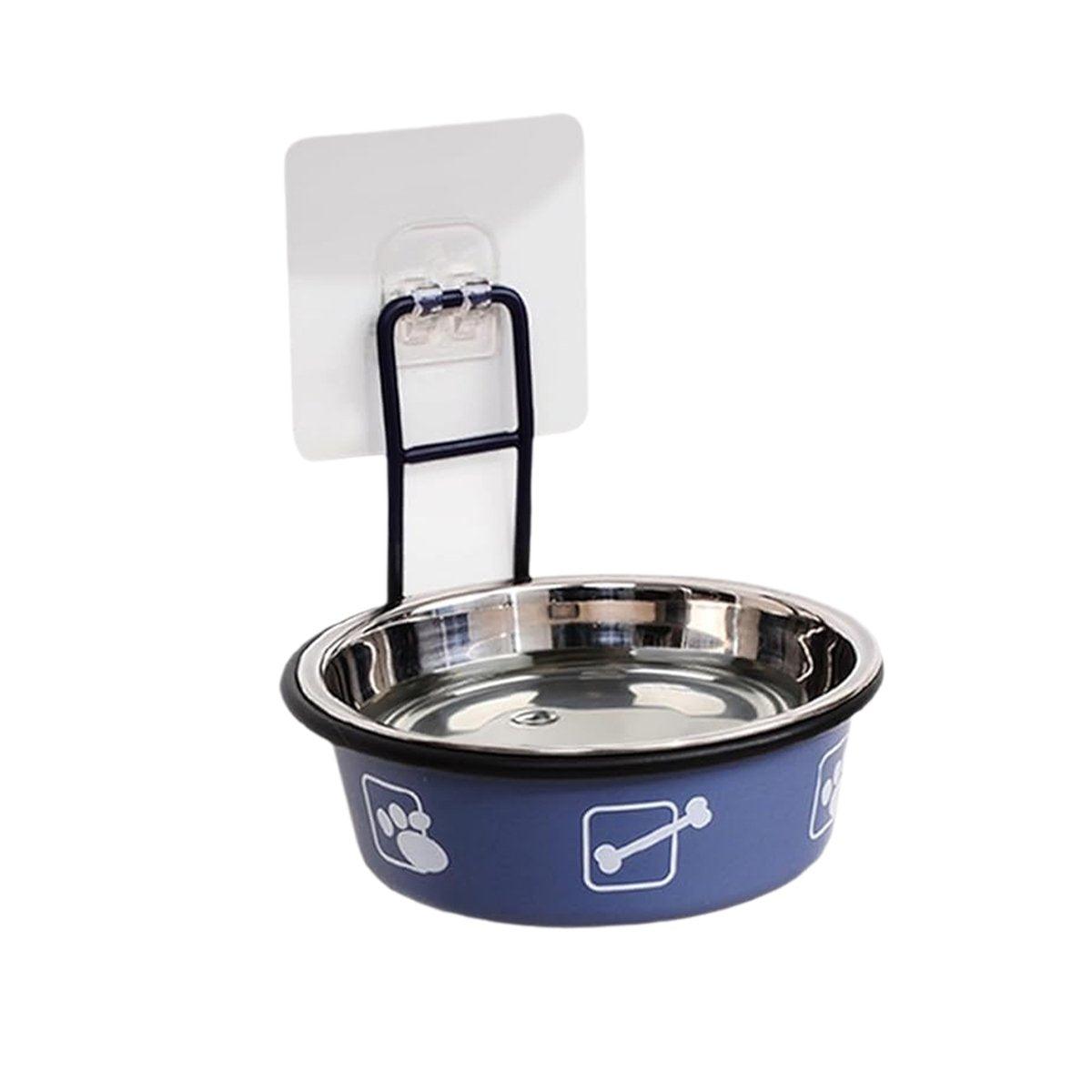 Wall-Mounted Stainless Steel Pet Bowl for Cats and Small Dogs Durable & Stylish