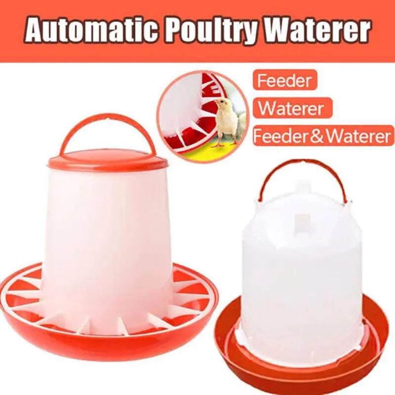 Automatic Chicken Bird Chook Poultry Feeder Drinker Chicken  Poultry Waterer