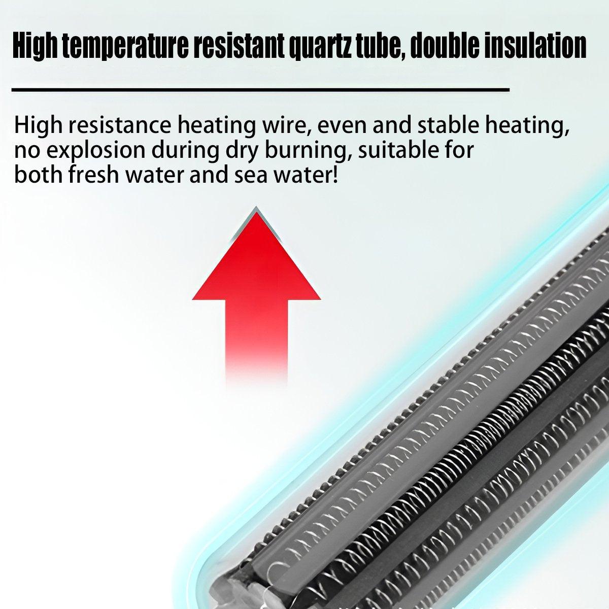 Energy-Efficient 500W Aquarium Heater Fish Tank Heater with Adjustable Thermostat