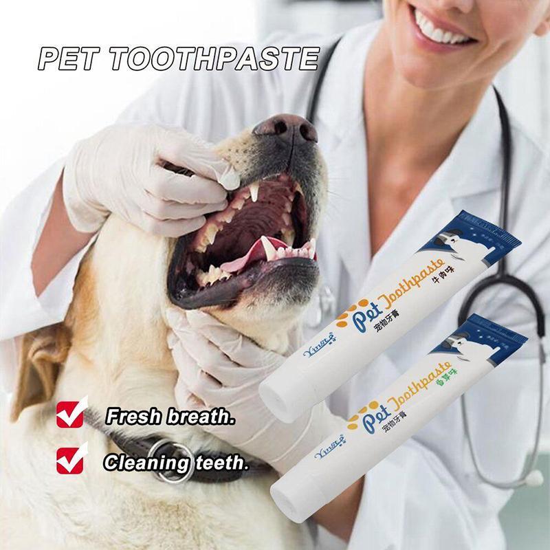 Pet Dog Cat Toothpaste Teeth Cleaning Vanilla