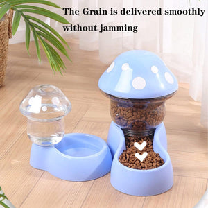 Mushroom Pet Bowl Dual-Use Food & Water Bowl