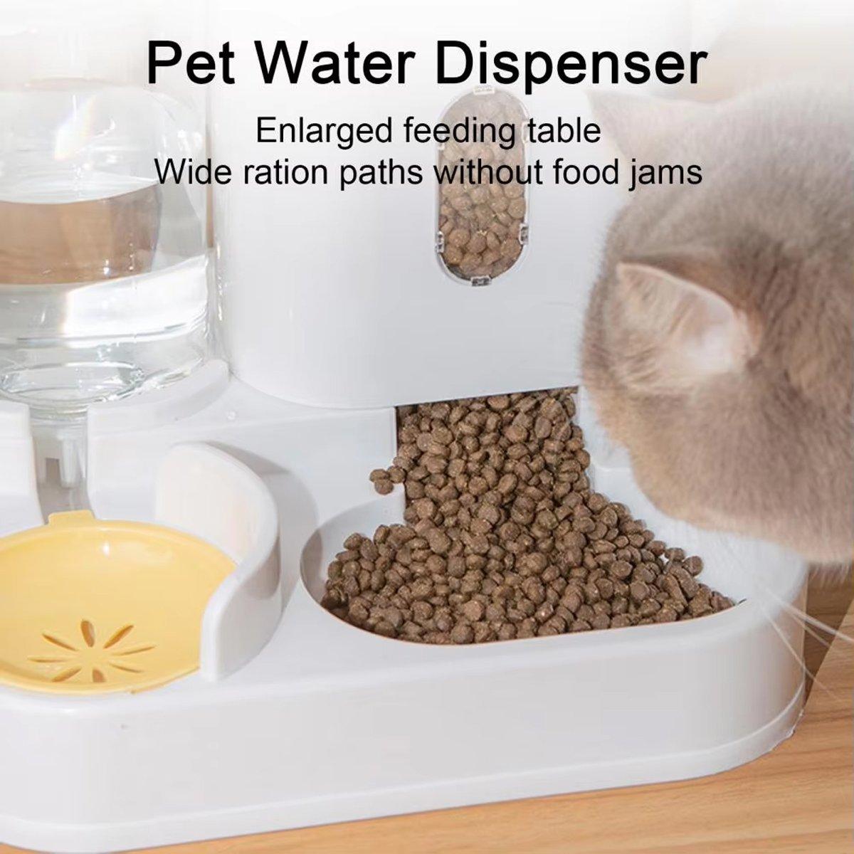 Automatic Pet Feeder and Waterer for Cats and Dogs 10-Day Capacity