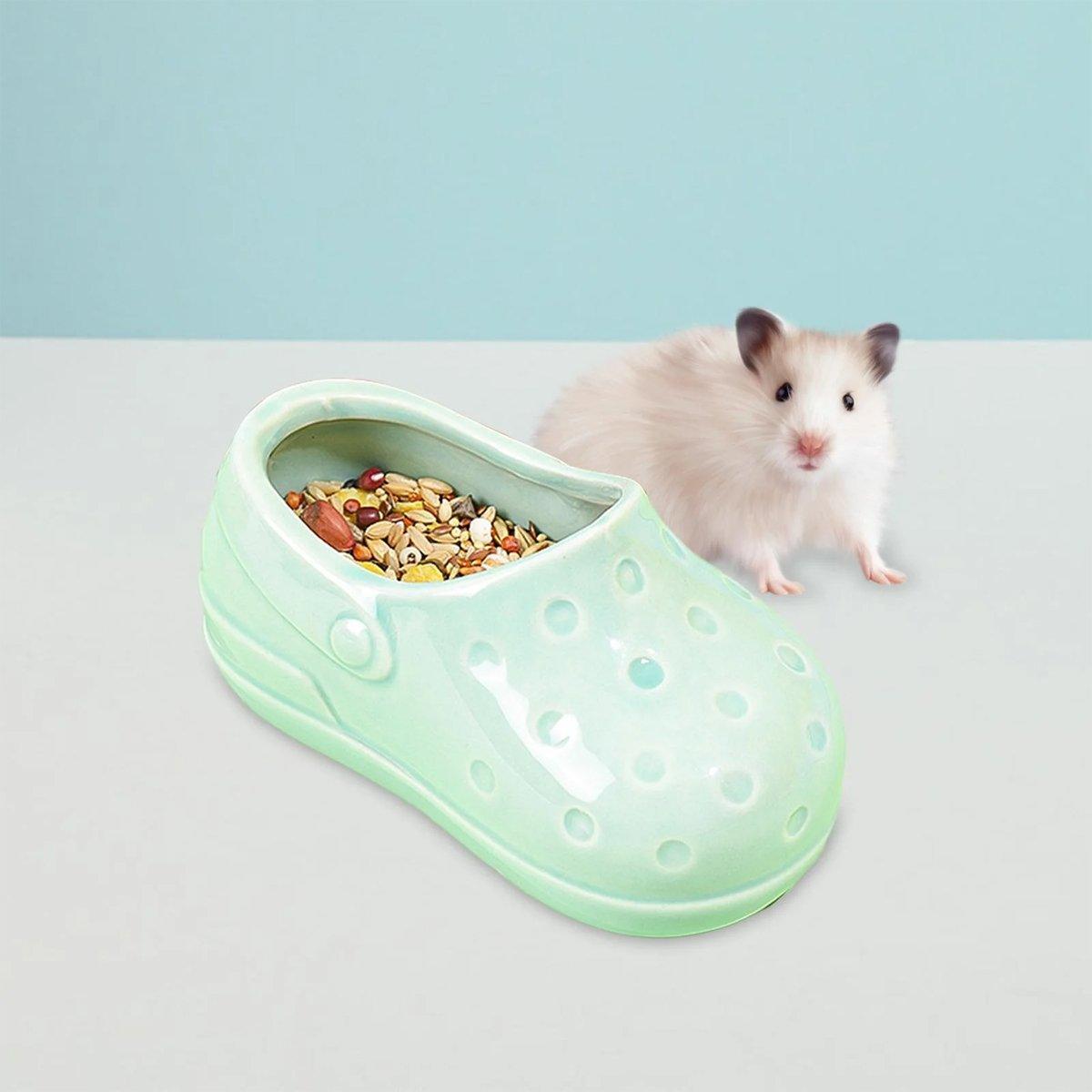 Hamster Food Basin Hedgehog Bowl Anti-tip Feeder