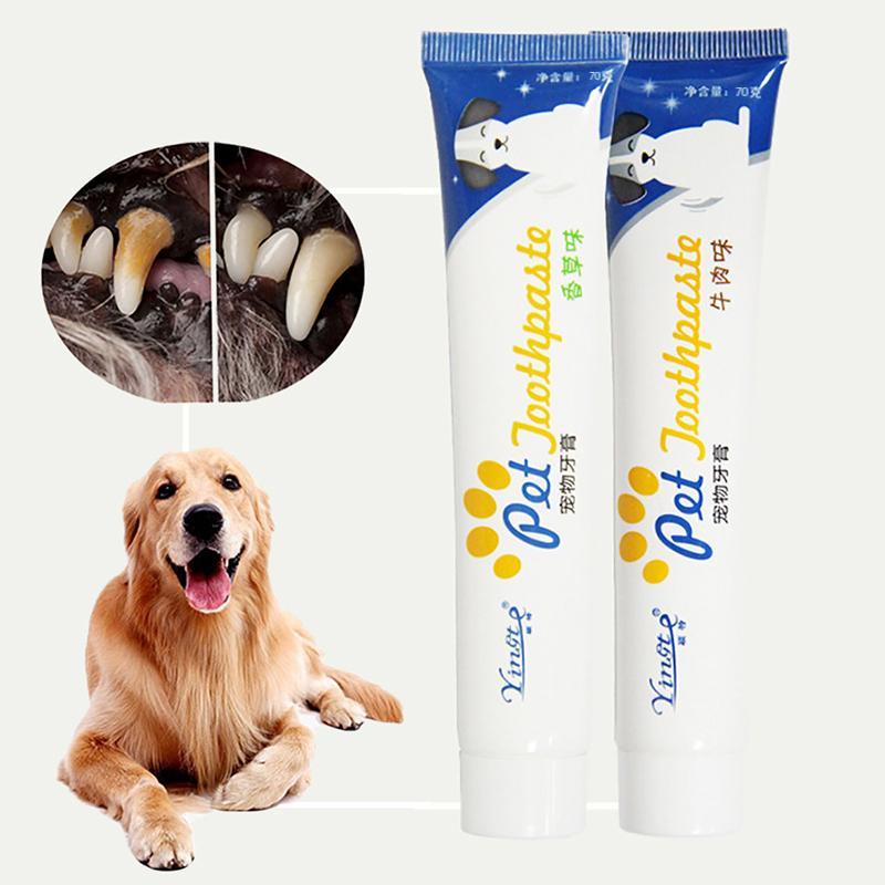 Pet Dog Cat Toothpaste Teeth Cleaning Vanilla