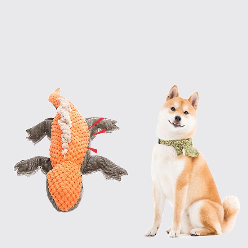 Interactive Plush Animal-Shaped Toy Durable Pet Chew and Play Supplies for Dogs