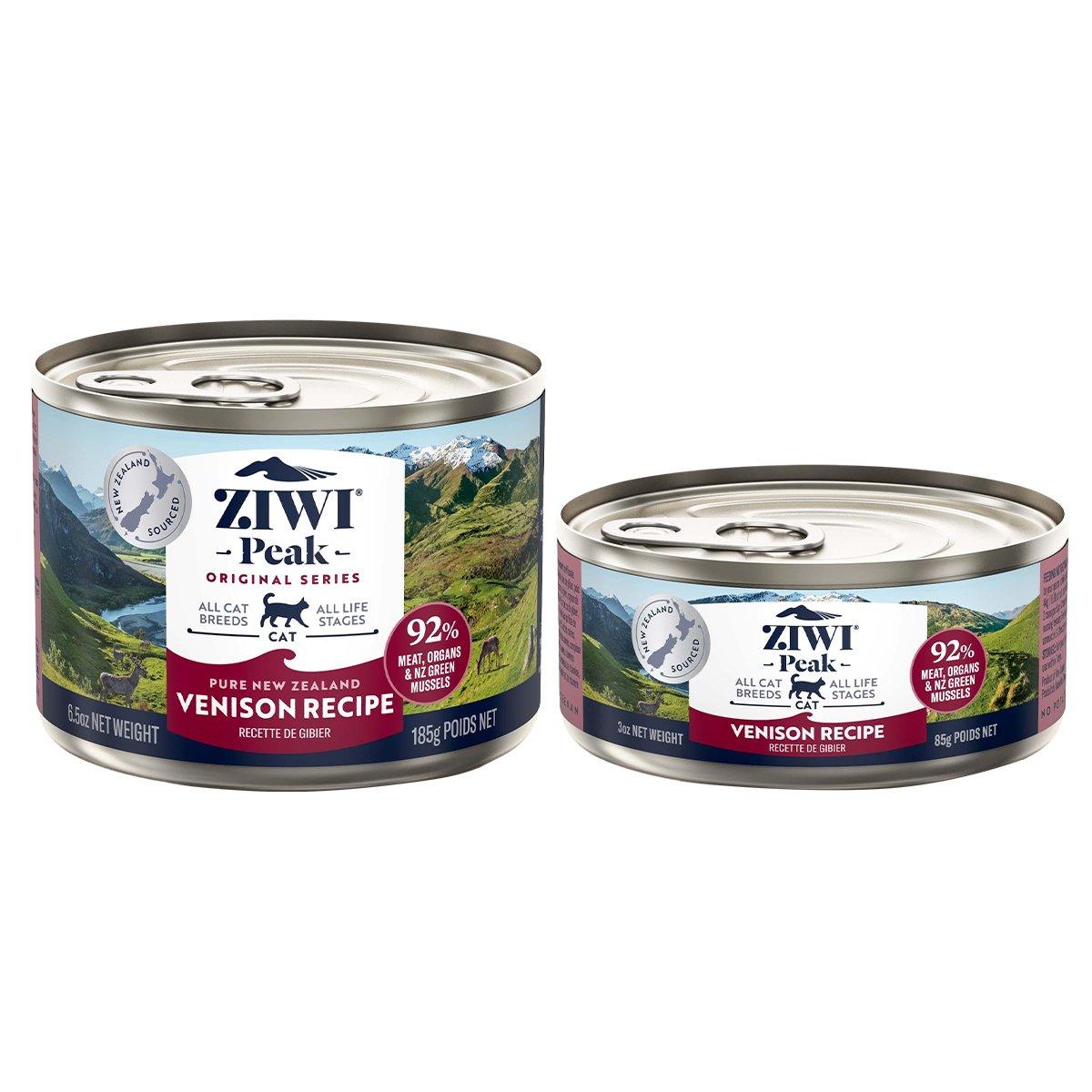 ZIWI Peak Cat Can Venison | Best Wet Cat Food Australia | 85g,185g