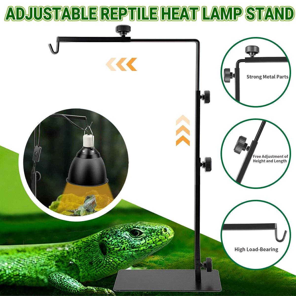 Adjustable Reptile Light Stand