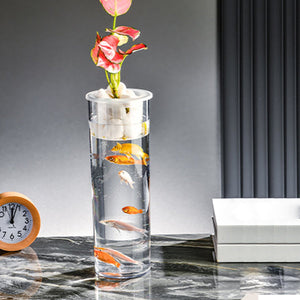 Hydroponic Plant Vase Fish Tank for Home Decor