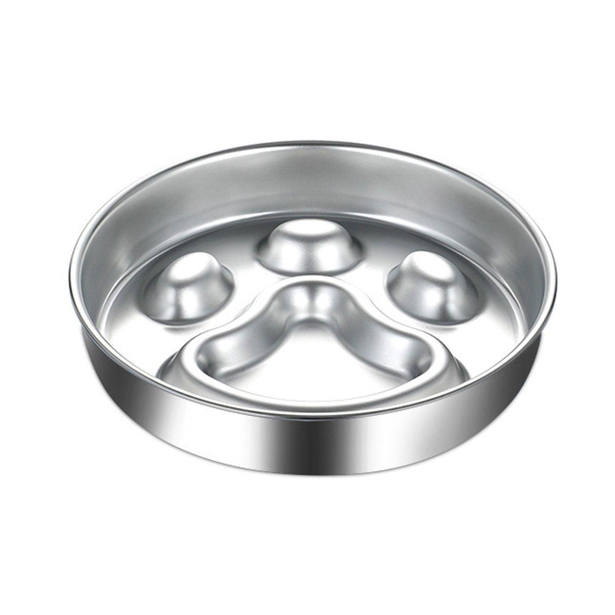 Cat Dog Pet Slow Food Bowl Non-Slip Feeding Dish for Cats Dogs Puppy Food Bowl