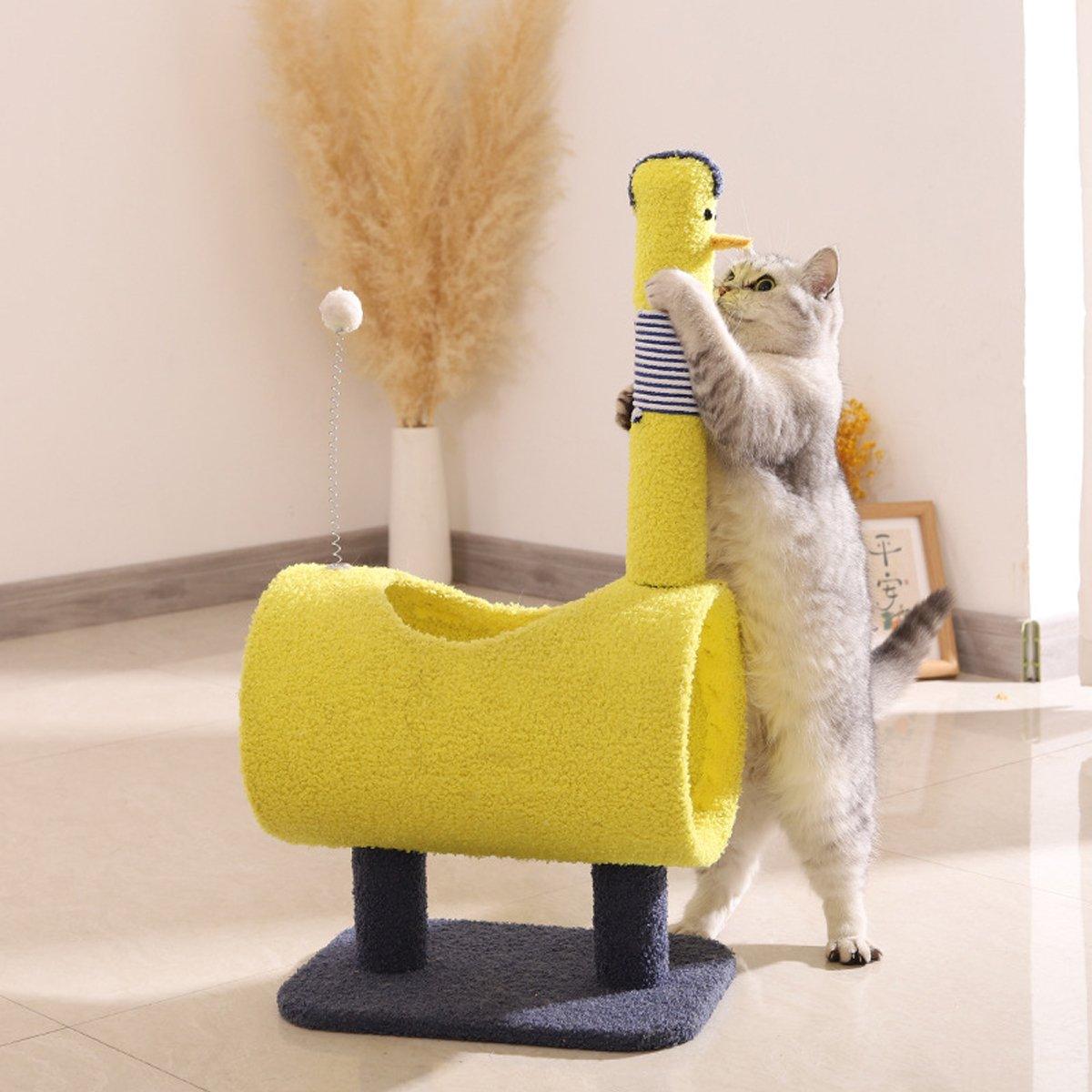 Durable Sisal Cat Climbing Frame Duck & Dinosaur Shapes