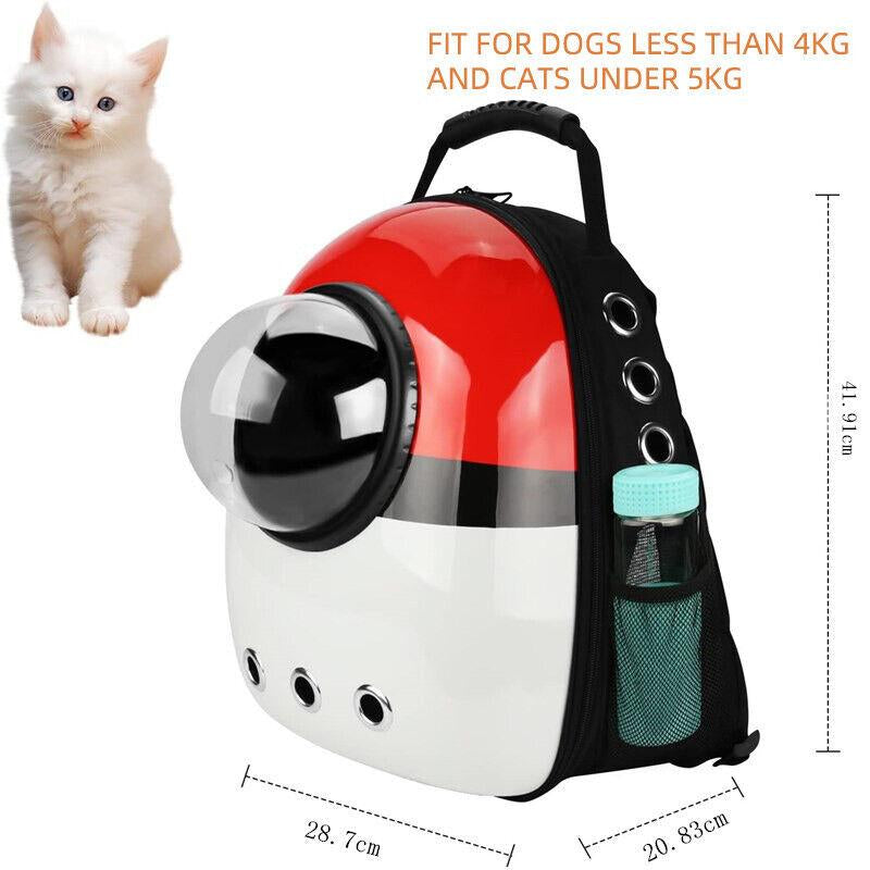 Cat Dog Breathable Pet Carrier Bag Outdoor Travel Transparent Space Backpack