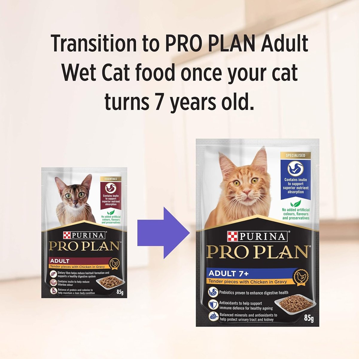 ProPlan Cat Gravy Chicken Wet 12*85g