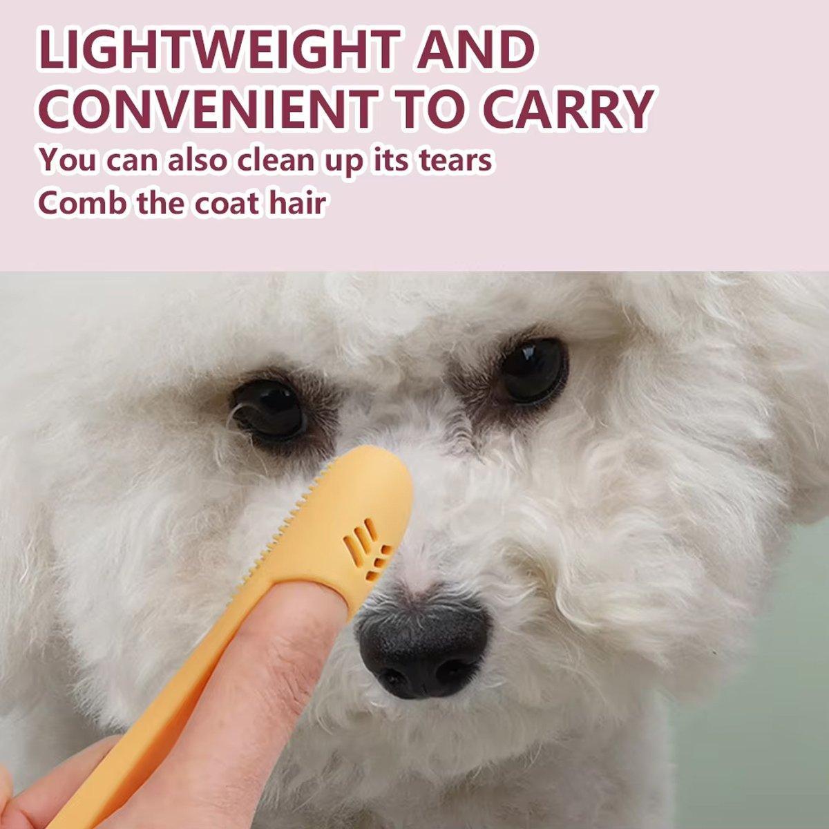 Pet Finger Toothbrush for Dog Cat Puppy Teeth Cleaning Soft Brushing Tool Care