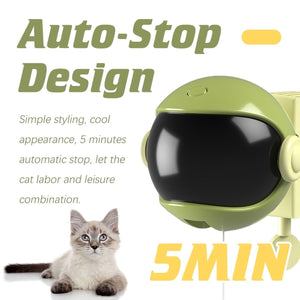 Smart Automatic Cat Toy Self-Amusement Electric Teasing Stick Magic Cat Device