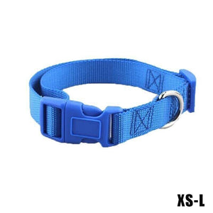 Nylon Pet Dog Collars Adjustable Safety Comfort Lightweight Fit Puppy Durable